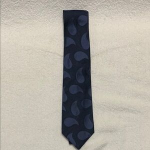 VTG GIORGIO ARMANI Men’s Paisley Pattern Navy 100% Silk Tie Office Professional